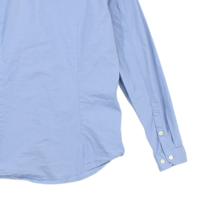 Mens Shirt Stretch Long Sleeve Slim Fit