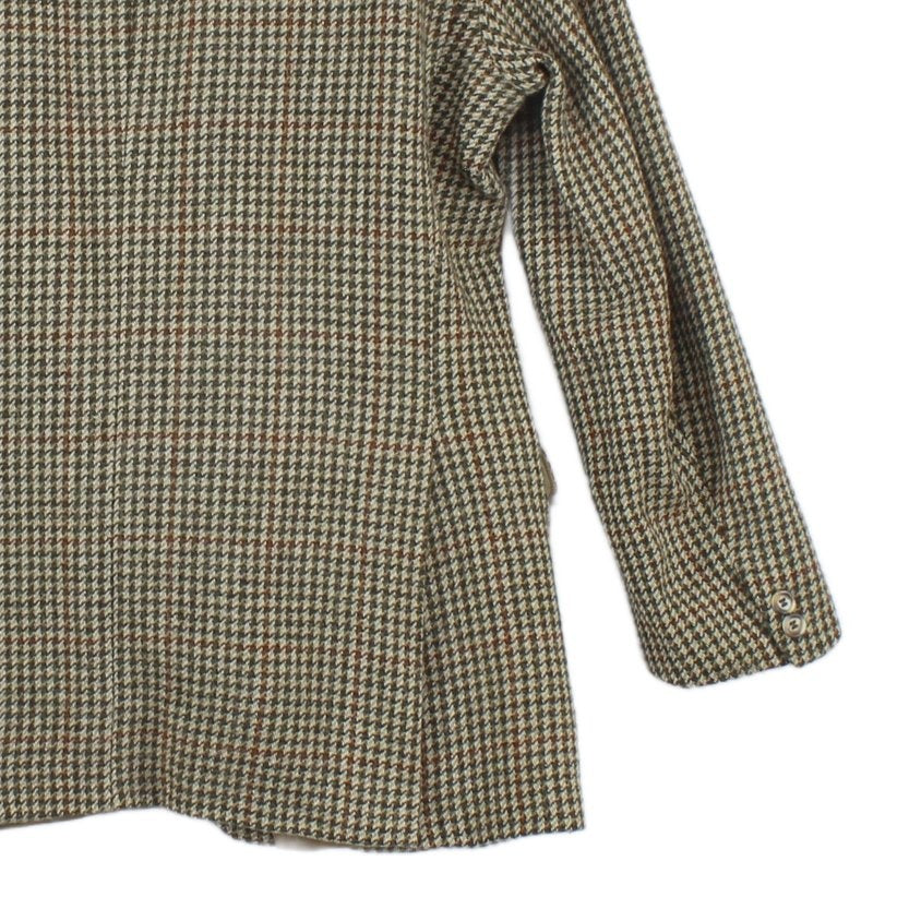 Mens Tweed Blazer Uk Made Check Wool