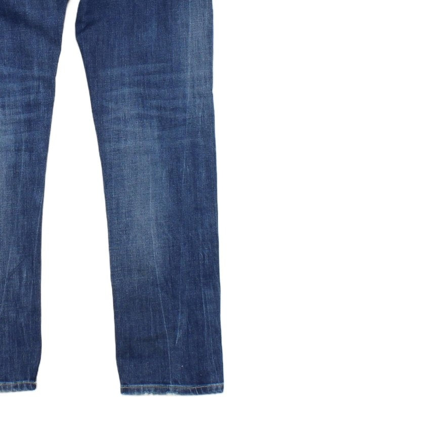 Mens Mickym Jeans Distressed Denim Slim Tapered
