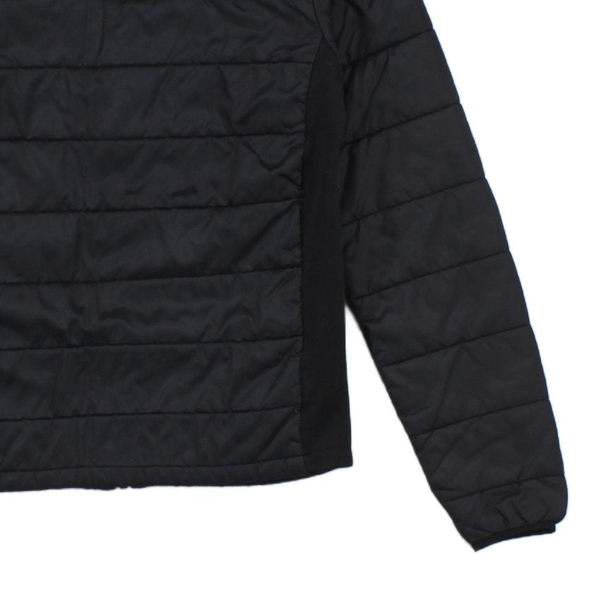 Mens Quilted Jacket Hooded Full Zip Outdoor