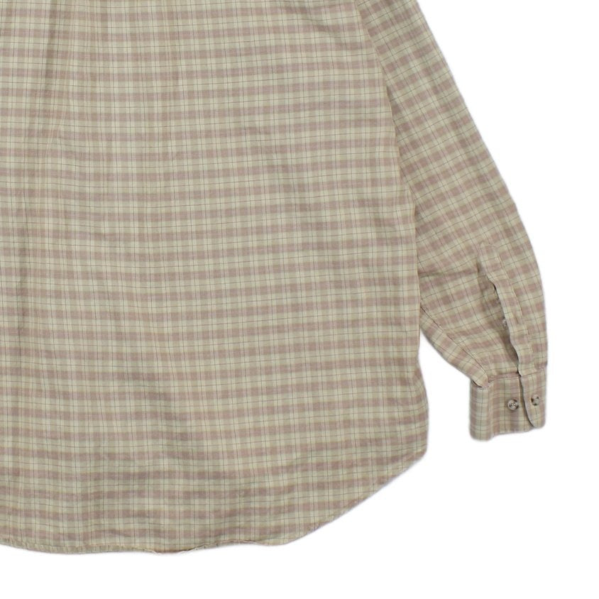 Mens Check Shirt Long Sleeve