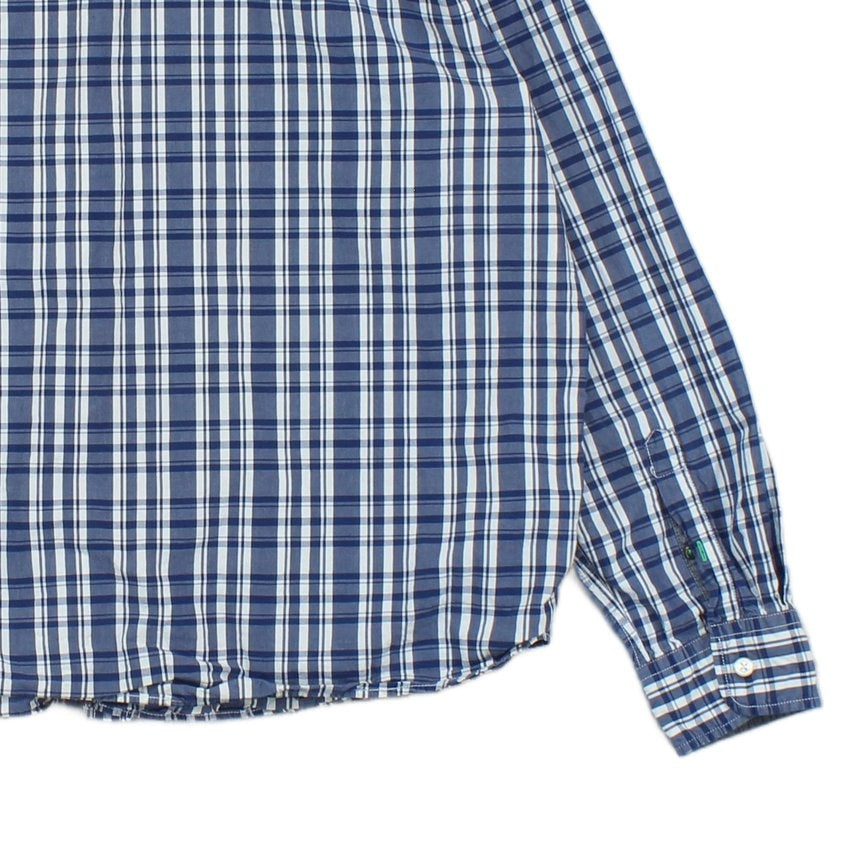 Mens Plaid Shirt Cotton
