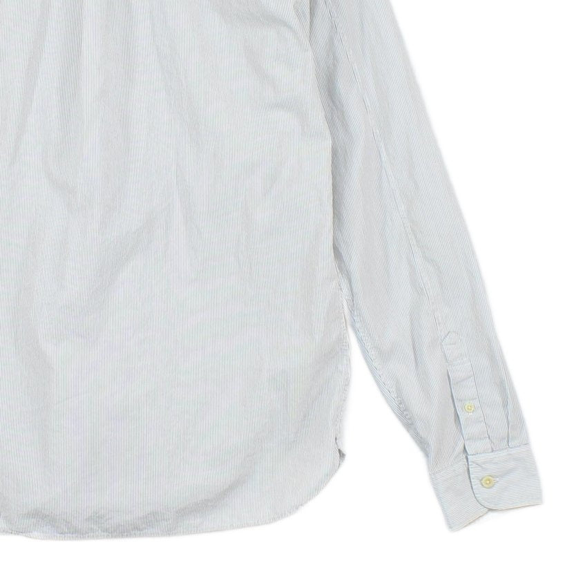 Mens Striped Shirt Long Sleeve Button Down