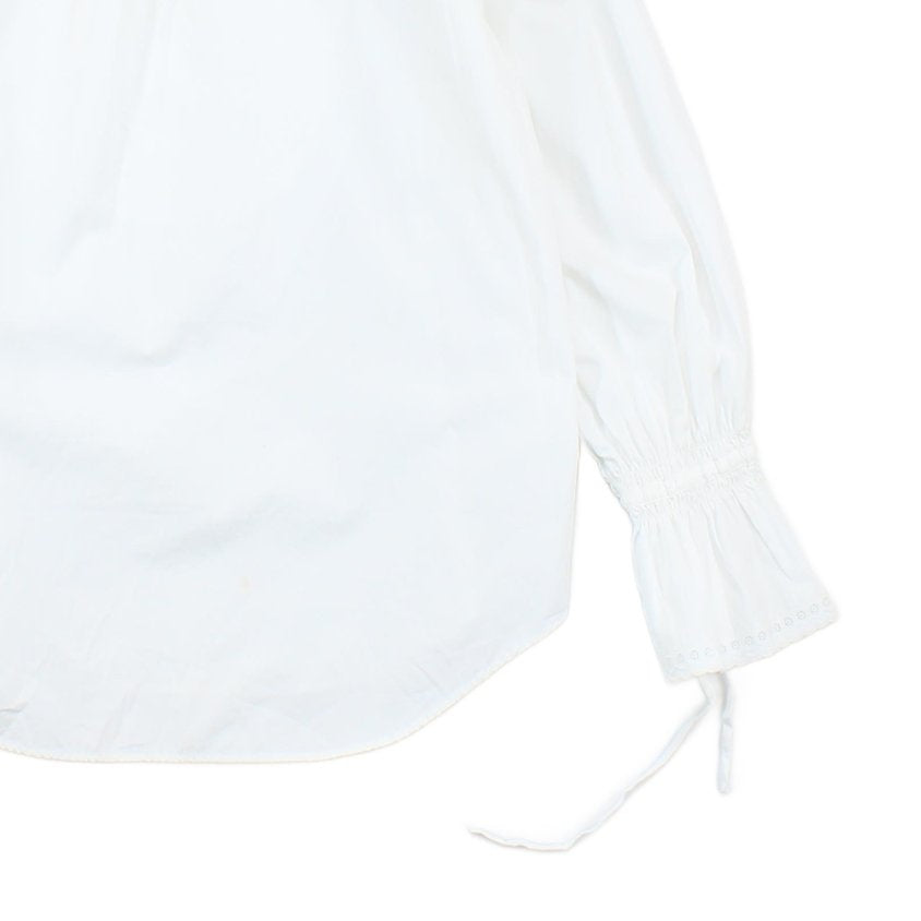 Womens Frill Blouse Regular Cotton