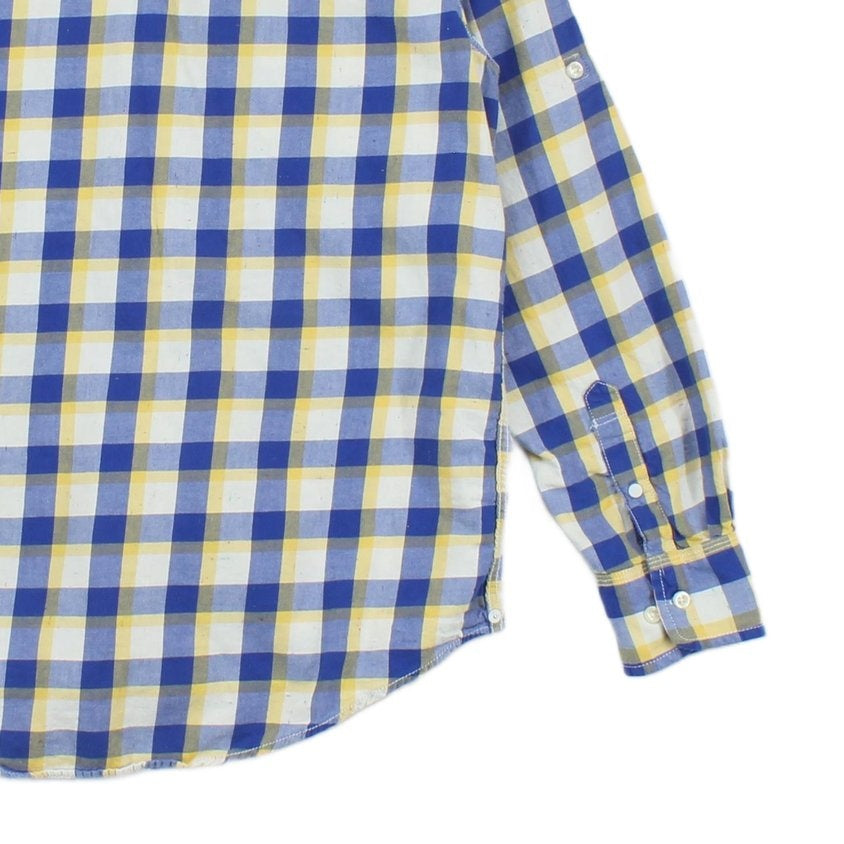 Mens Plaid Shirt Long Sleeve Custom Fit