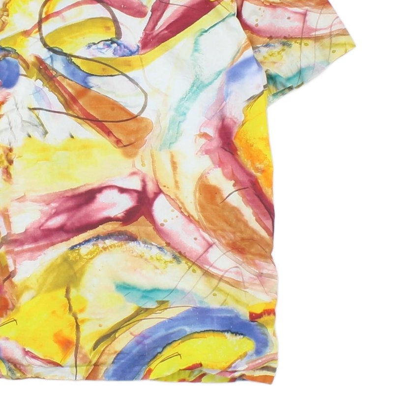 Mens Patterned Shirt Relaxed Fit Short Sleeve