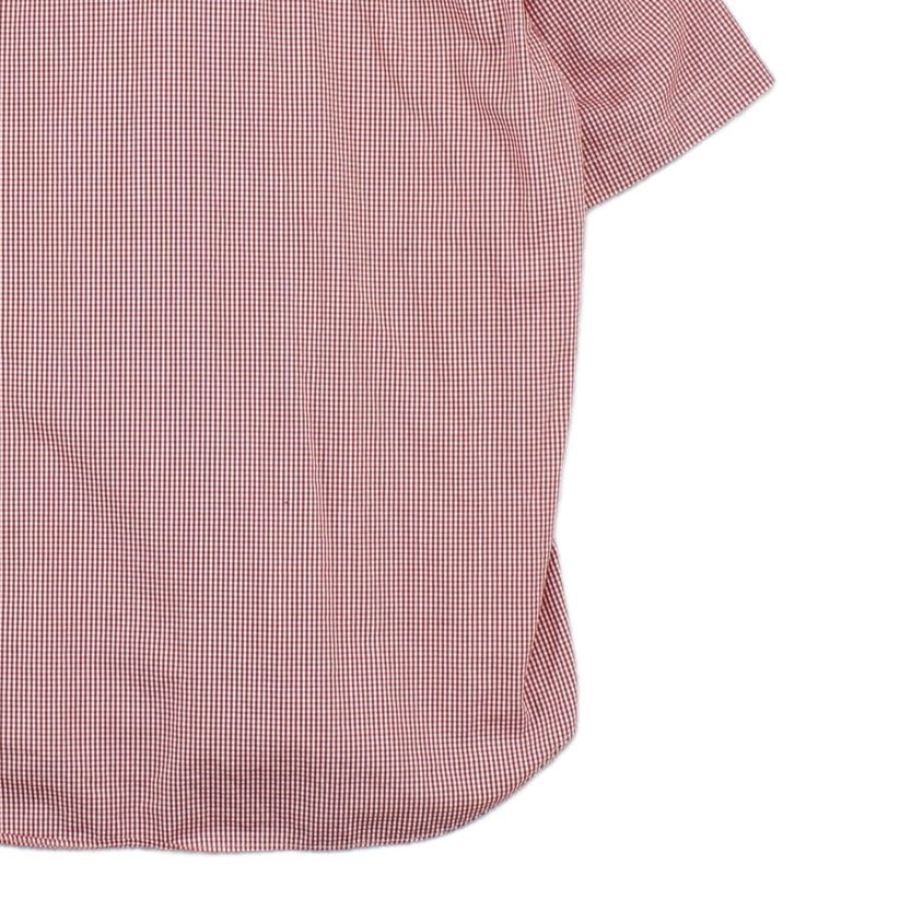 Mens Shirt Short Sleeve Check Button Up