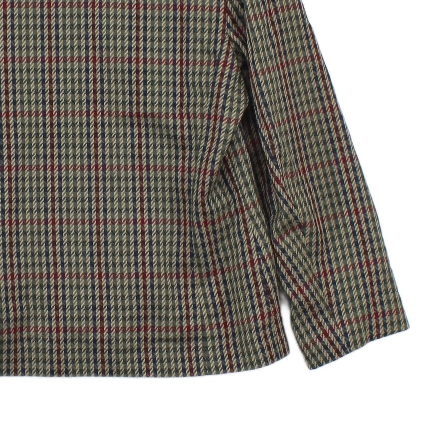 Womens Blazer Uk Made Check Buttoned