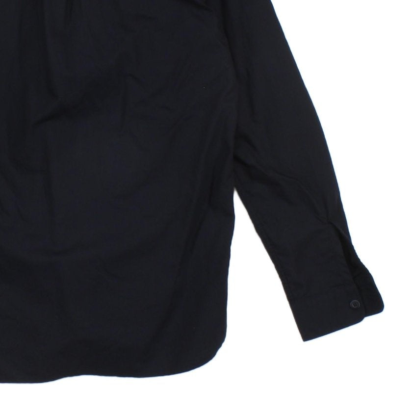 Mens Shirt Button Up Classic Band Collar
