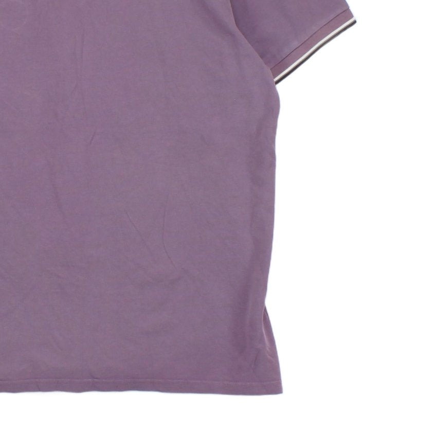 Mens T-Shirt Short Sleeve Pique Cotton