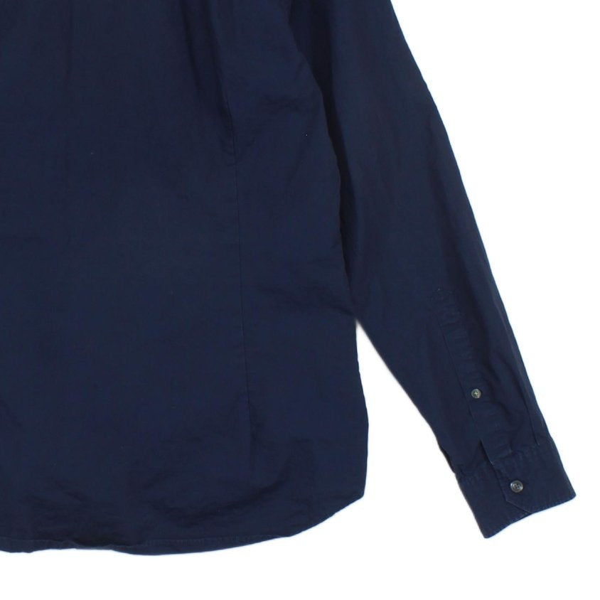Mens Shirt Slim Fit Button Up Long Sleeve