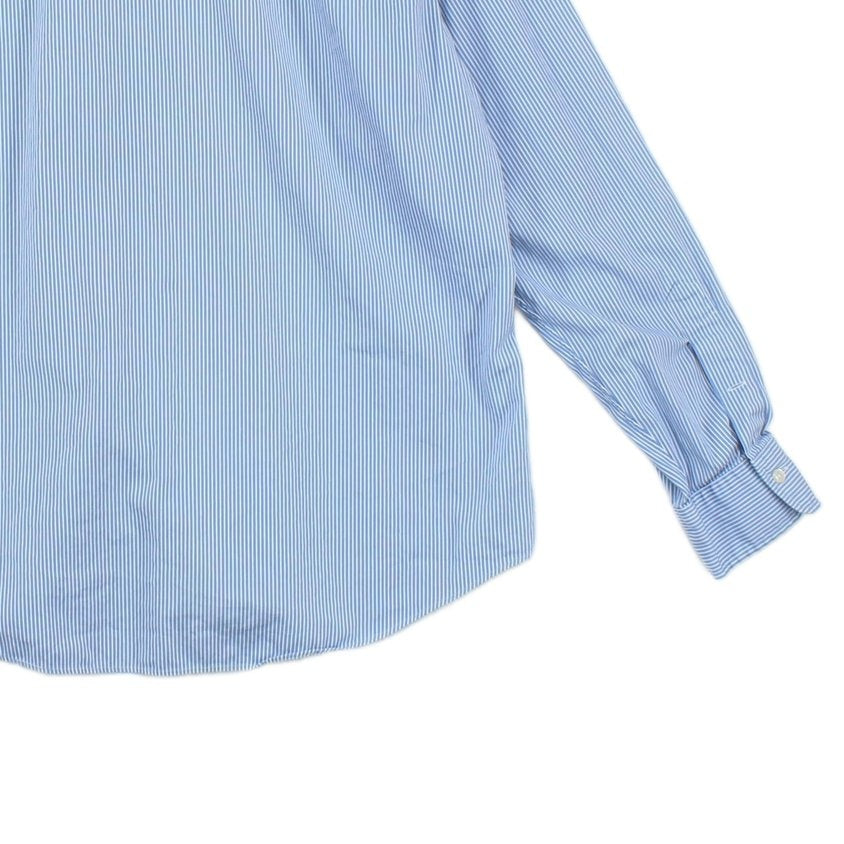 Mens Striped Shirt Classic Long Sleeve