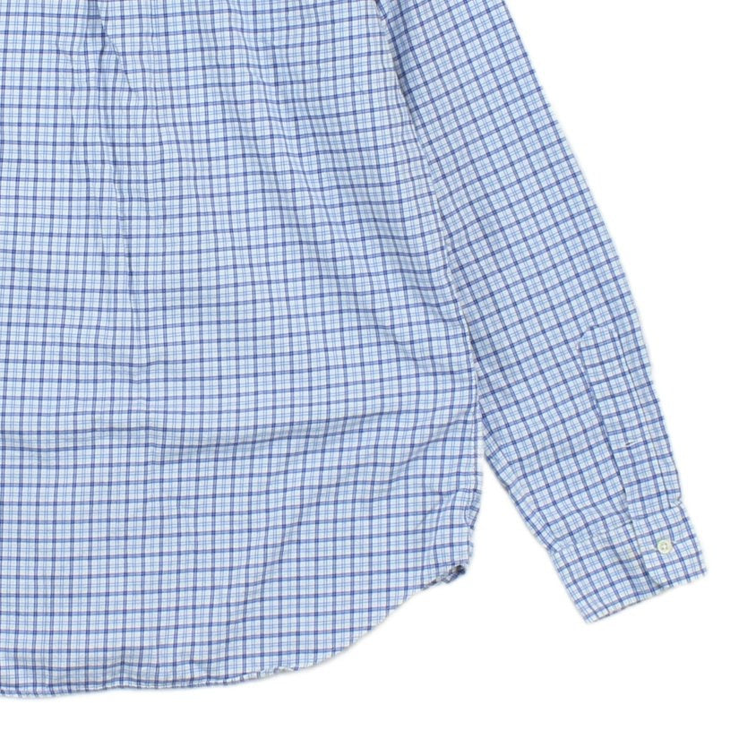 Mens Plaid Shirt Button Up Slim Fit