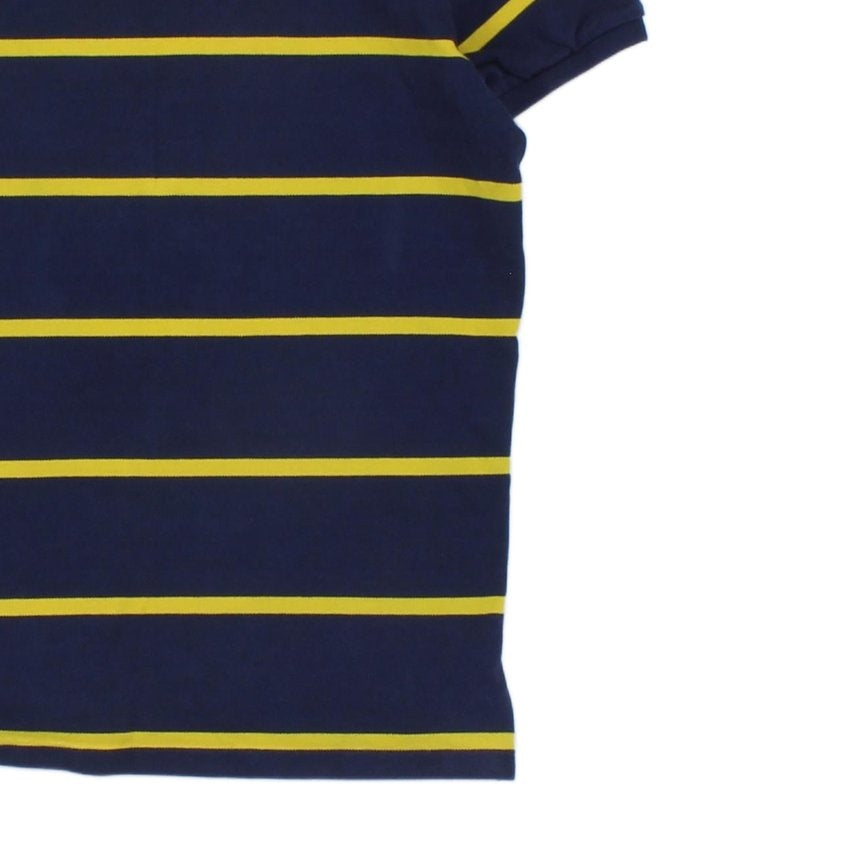 Mens Striped Polo Shirt Short Sleeve Custom Slim Fit
