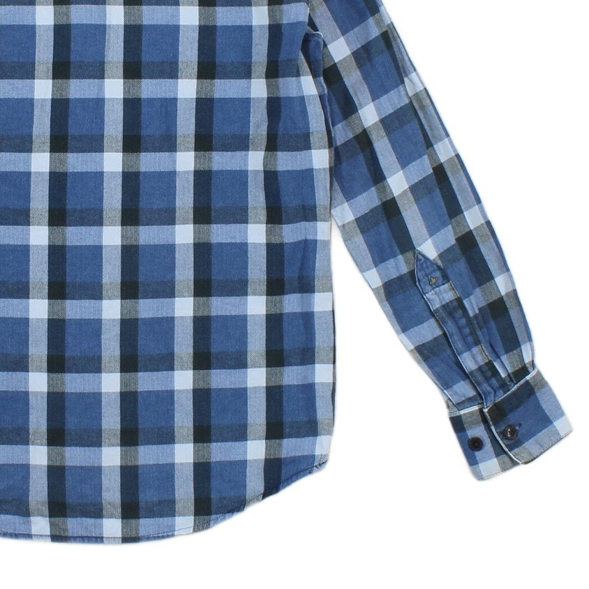 Mens X Lee Plaid Shirt Long Sleeve Button Up