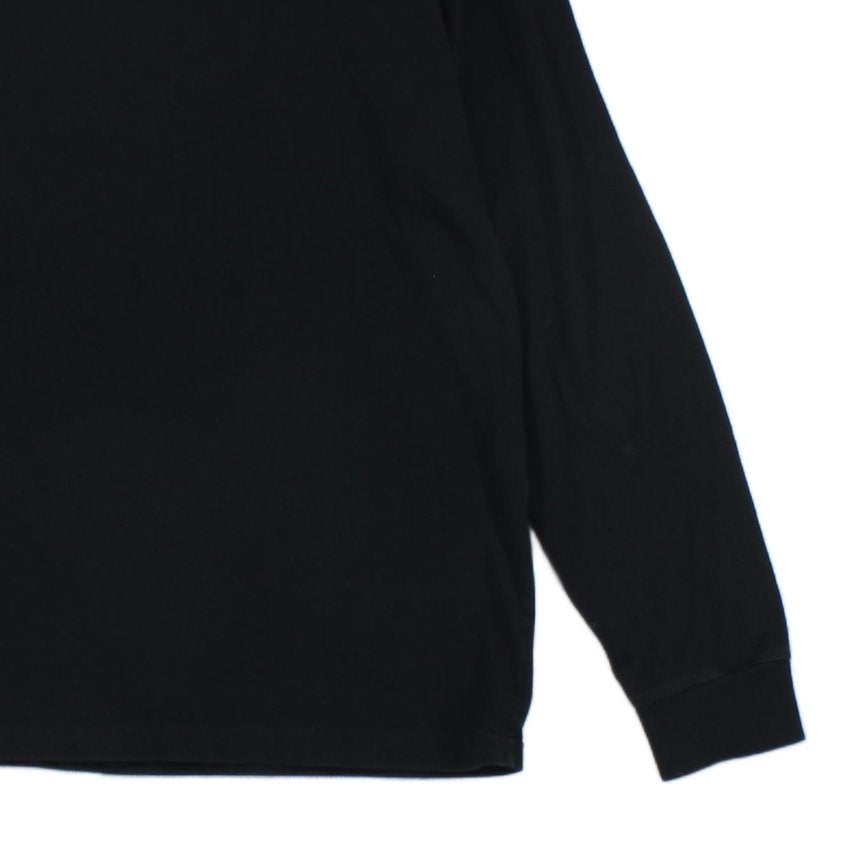 Mens T-Shirt Classic Fit Long Sleeve Embroidered