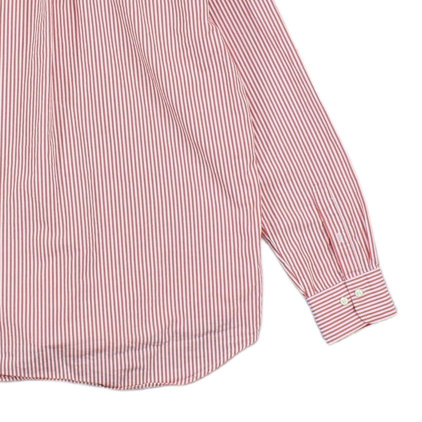 Mens Striped Shirt Button Up Long Sleeve