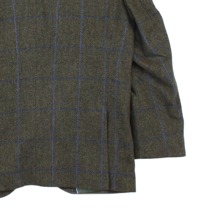 Mens Tweed Blazer Short Wool