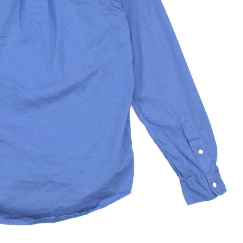Mens Shirt Slim Fit Button Down Twill