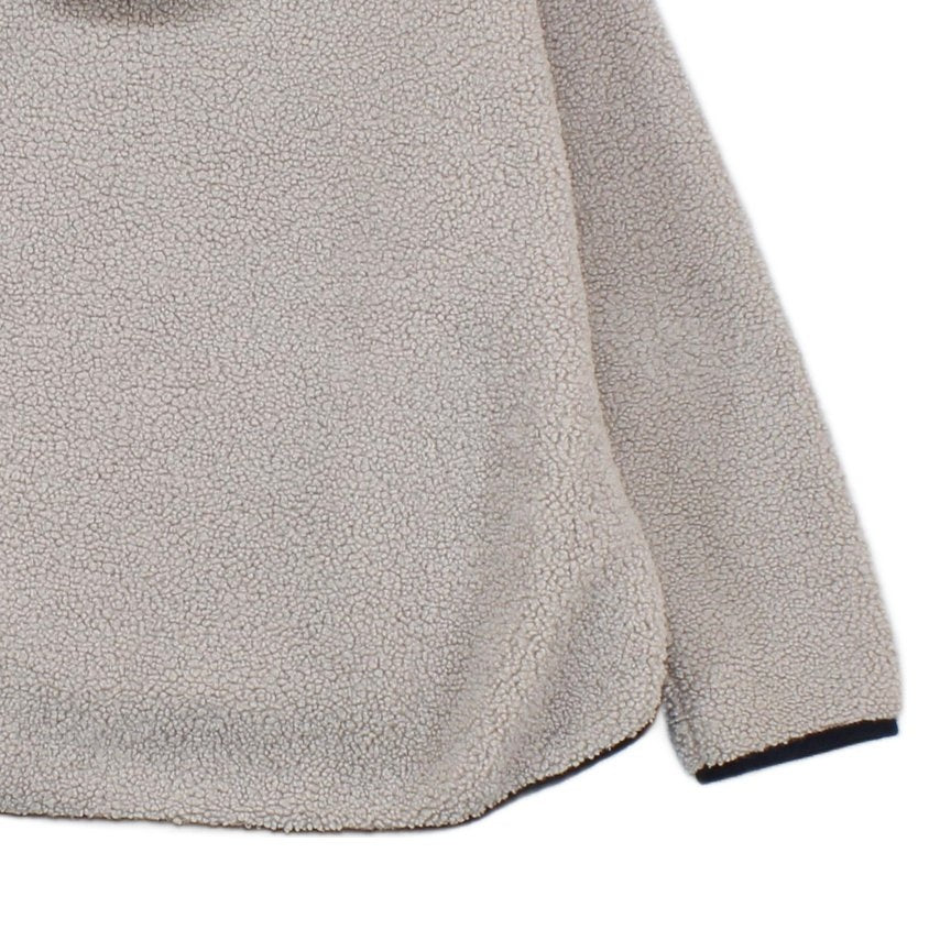 Womens Sherpa Fleece Hoodie Relaxed Fit