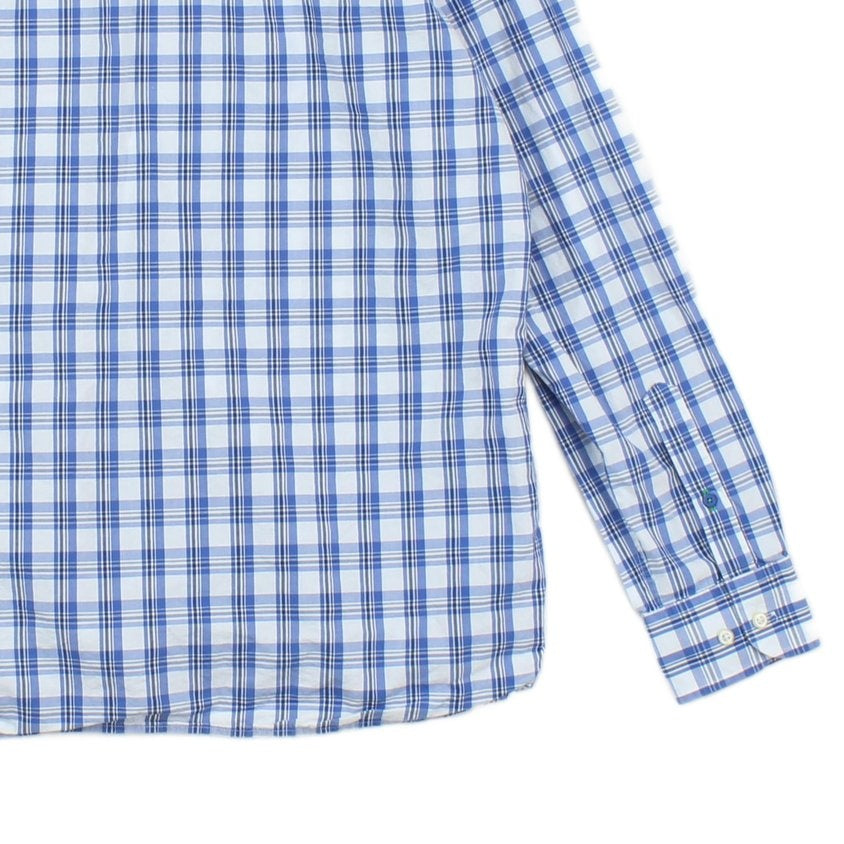 Mens Check Shirt Long Sleeve Regular Fit