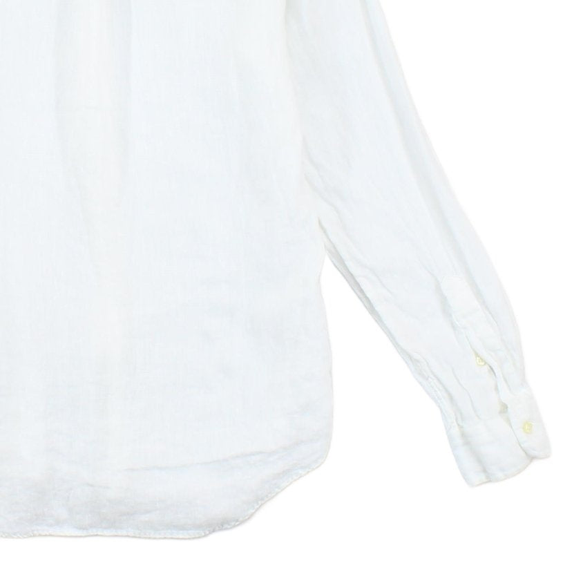 Mens Linen Shirt Slim Fit Button Down Long Sleeve