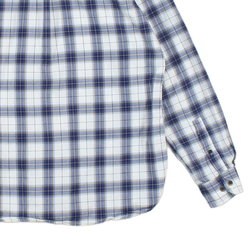 Mens Plaid Shirt Button Down Check