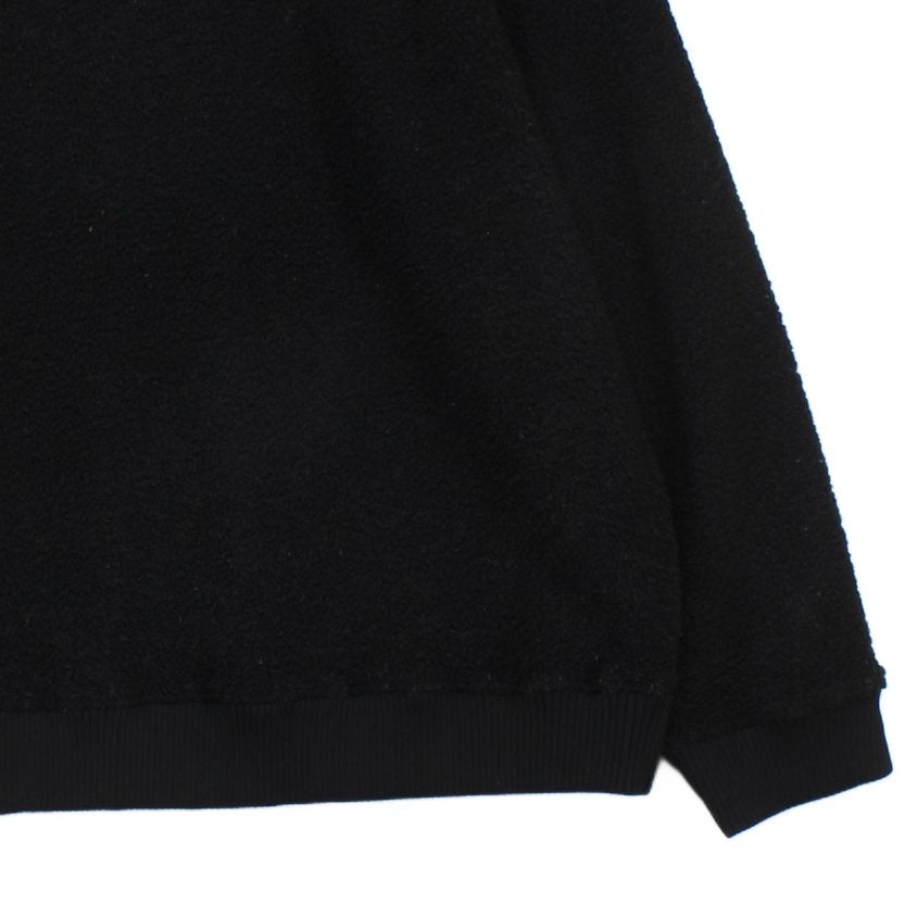Womens Fleece Sweatshirt Oversized Crew Neck Logo