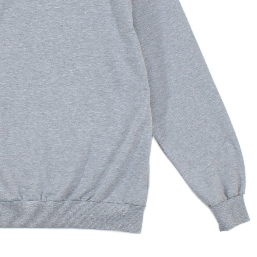 Mens Embossed Sweatshirt Crew Neck
