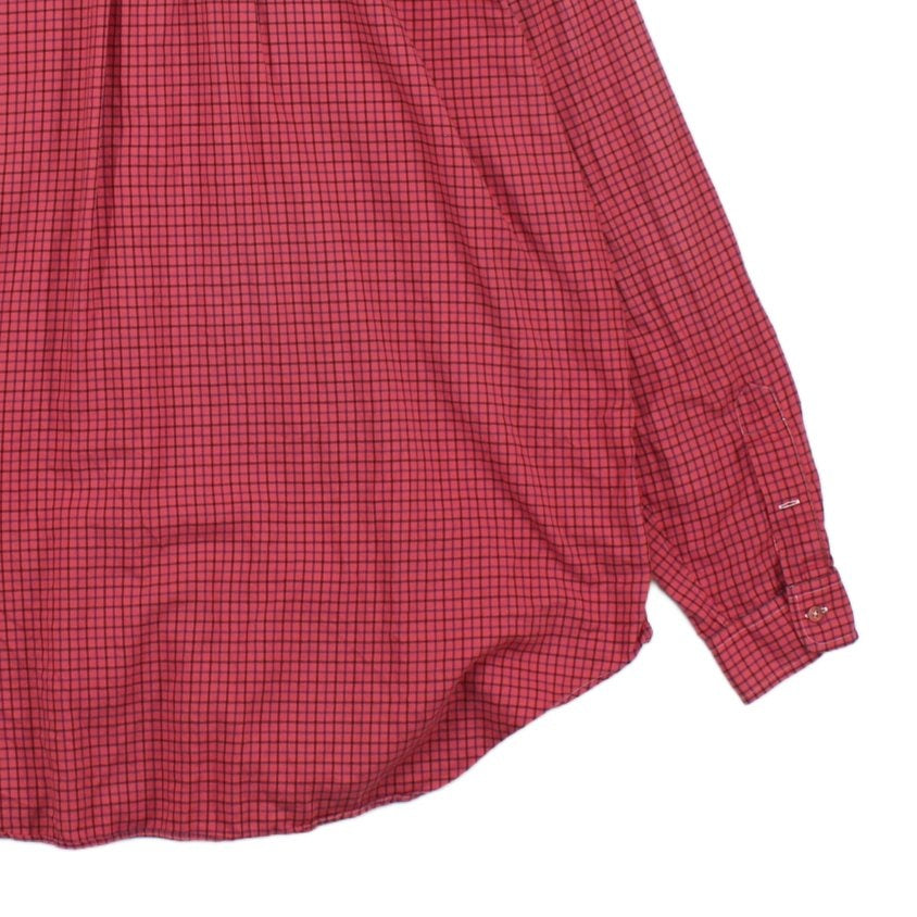 Mens Plaid Shirt Classic Fit Button Down