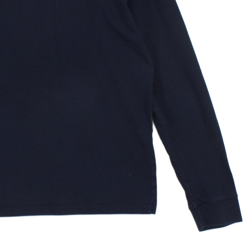 Mens Polo Shirt Slim Fit Long Sleeve Collared