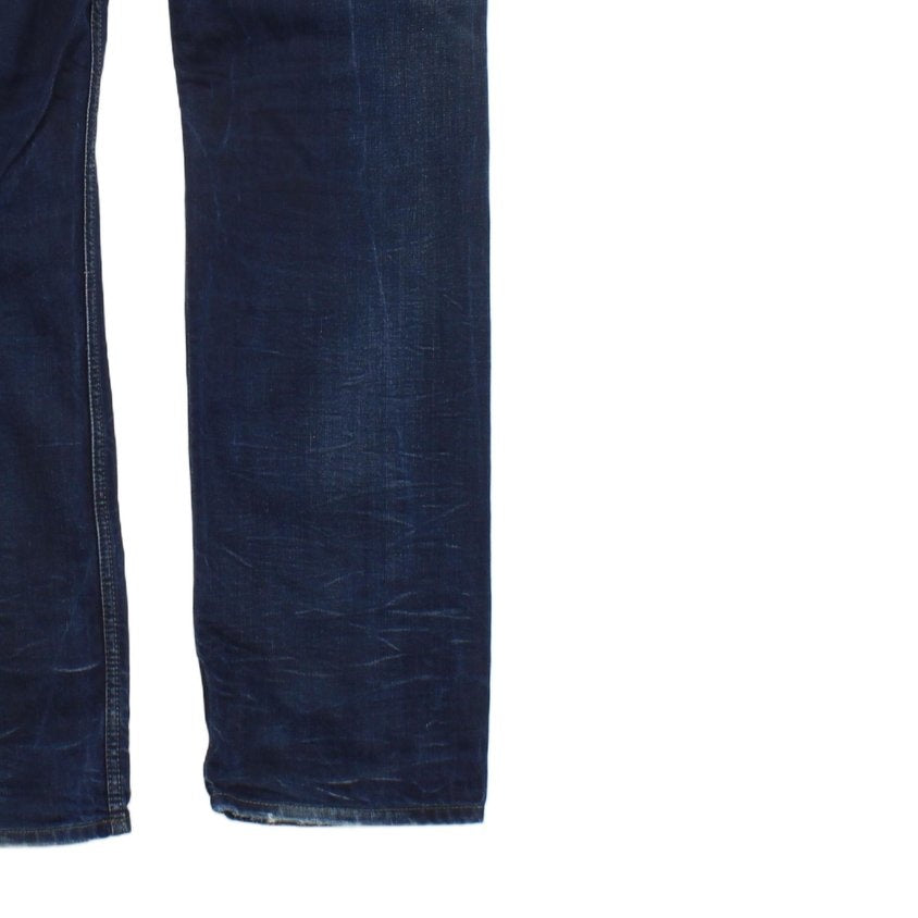Mens Larkee Jeans Regular Straight Denim