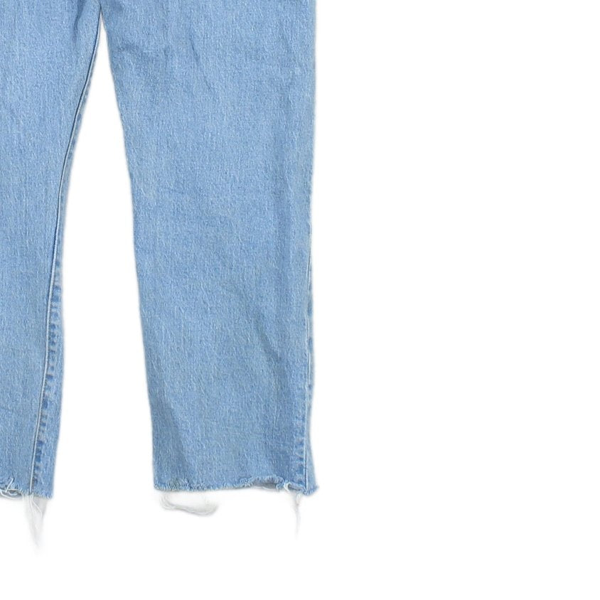 Womens 501 Jeans Classic Fit High Rise Button Fly Raw Hem