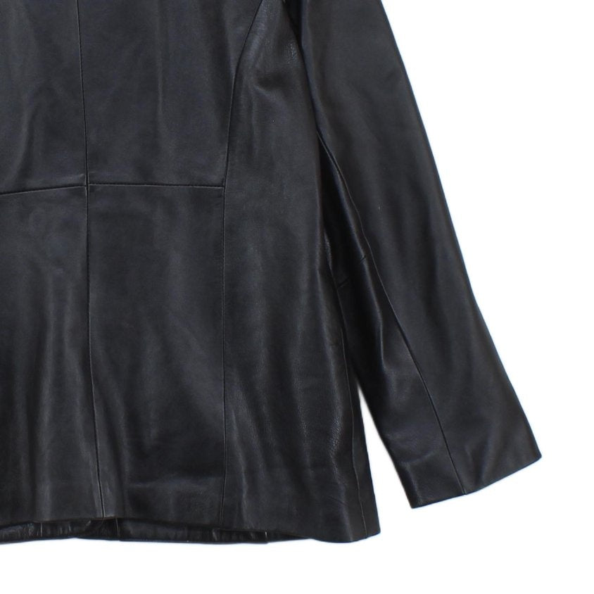 Womens Leather Blazer