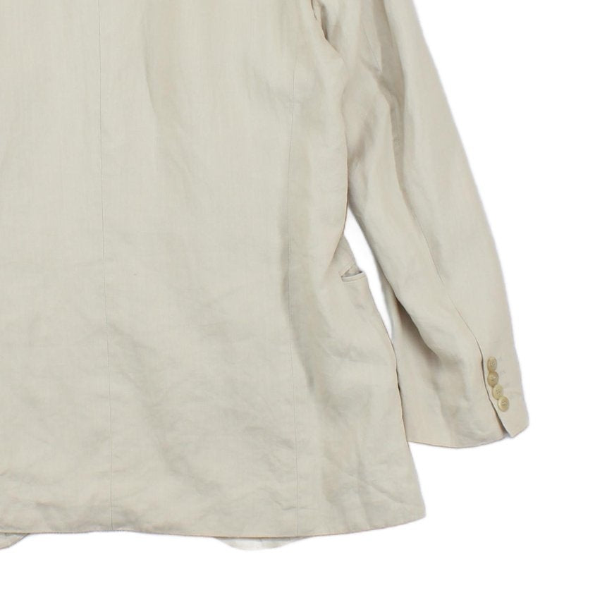 Mens Linen Blazer Formal Suit Jacket