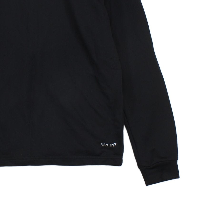 Mens Hoodie Full Zip Logo Sleeve