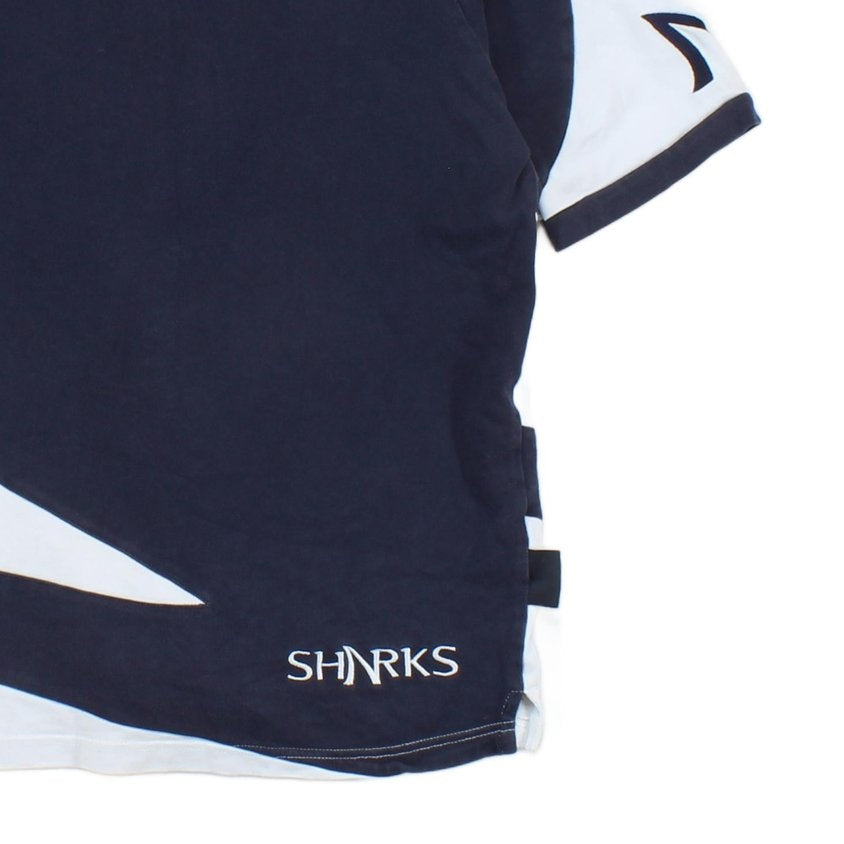 Mens Sharks 2009 Rugby Jersey Short Sleeve Cotton