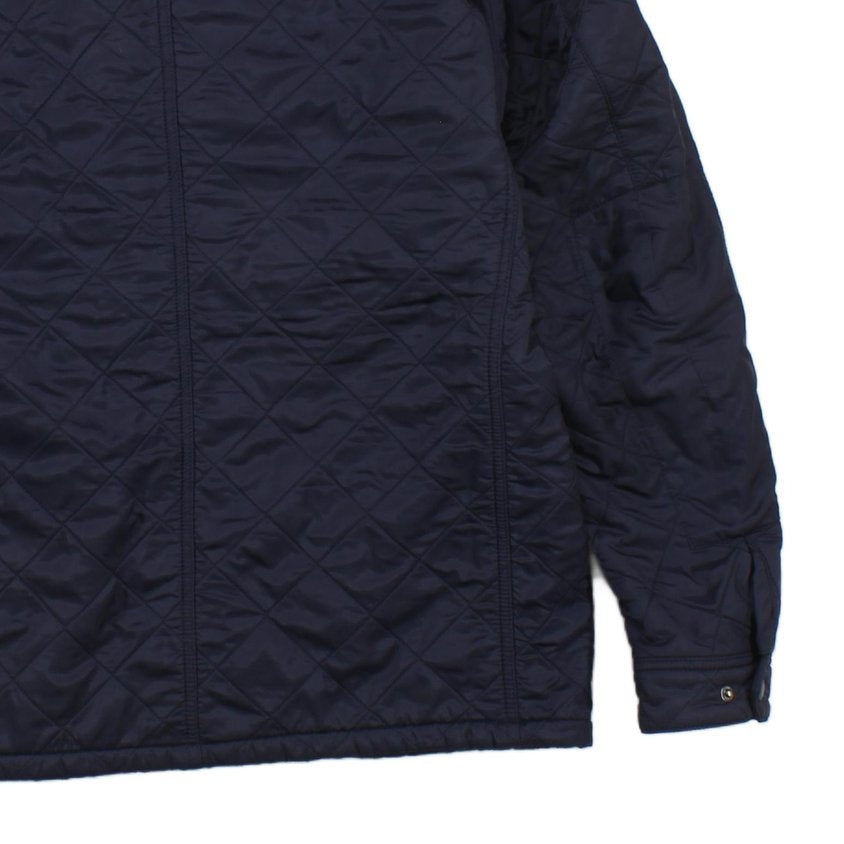Mens Quilted Jacket Full Zip Lined