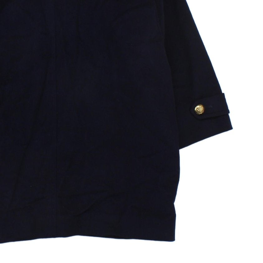 Womens Pea Coat Double Breasted Wool Cashmere
