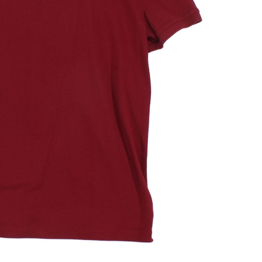 Mens Polo Shirt Stretch Slim Fit Short Sleeve Collared