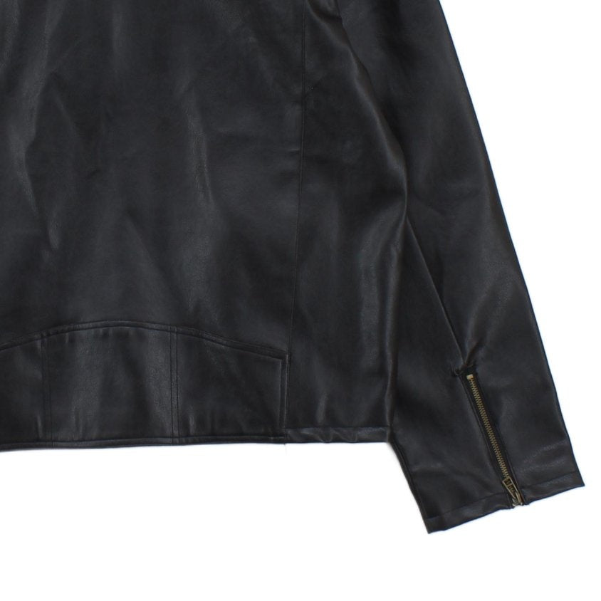 Mens Biker Jacket Full Zip