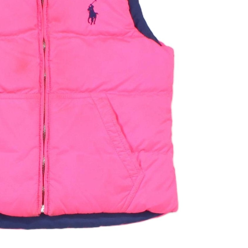 Girls Down Bodywarmer Reversible Sleeveless Outerwear