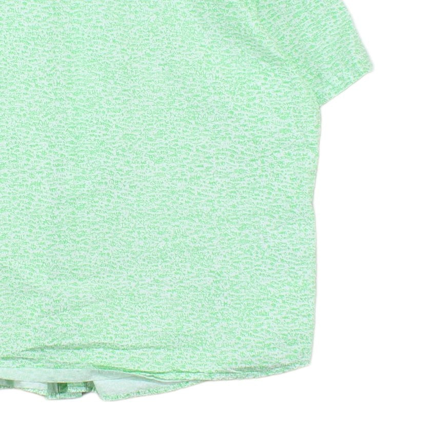 Mens Patterned Shirt Regular Fit Short Sleeve