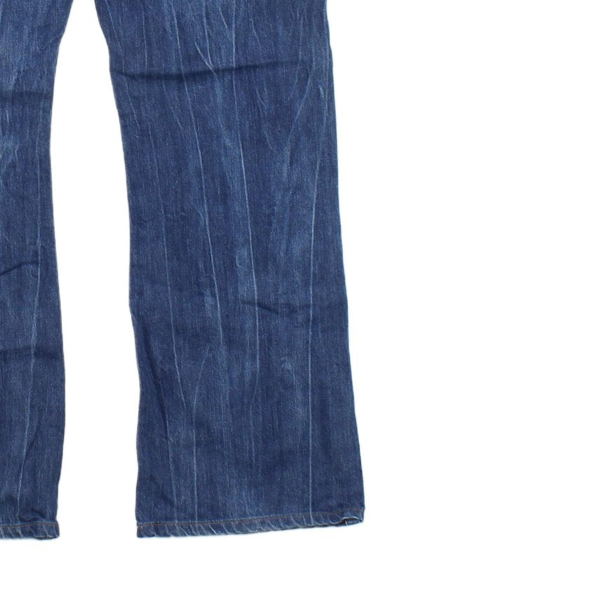 Mens Ruky Jeans Distressed Relaxed Bootcut