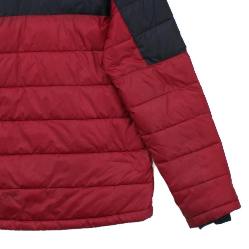 Mens Quilted Jacket Full Zip Insulated Winter