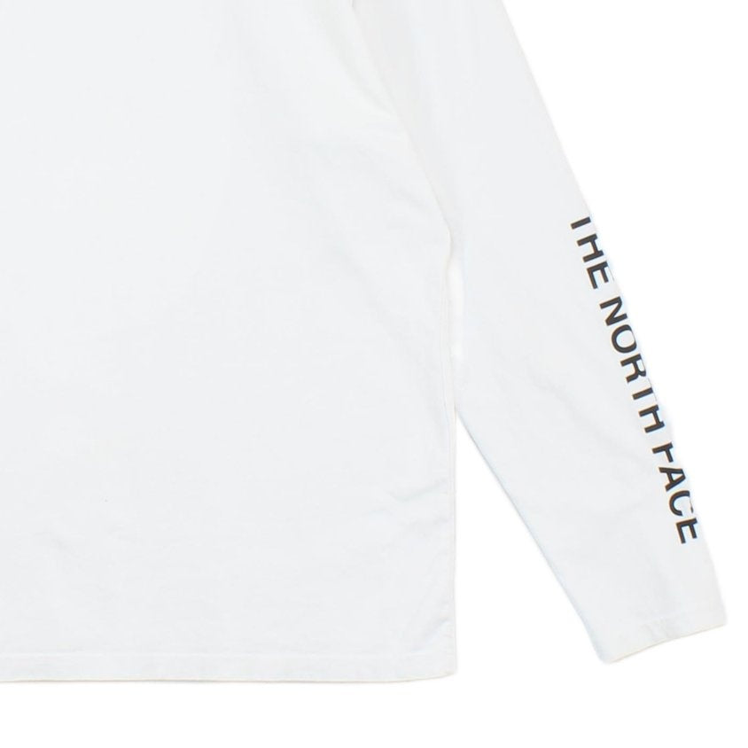 Mens T-Shirt Long Sleeve Logo Crew Neck