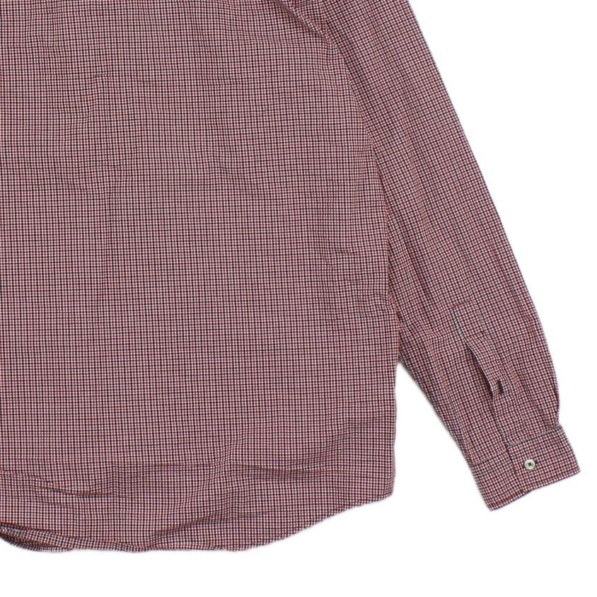 Mens Check Shirt Long Sleeve Button Up Classic Cotton