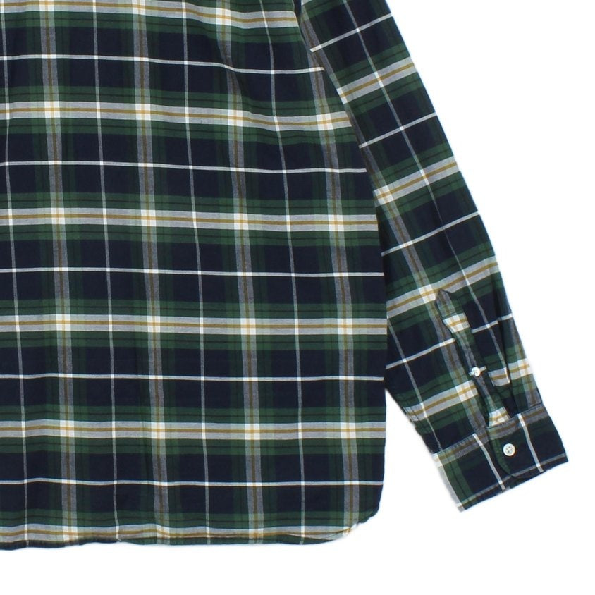 Mens Check Shirt Button Up Long Sleeve