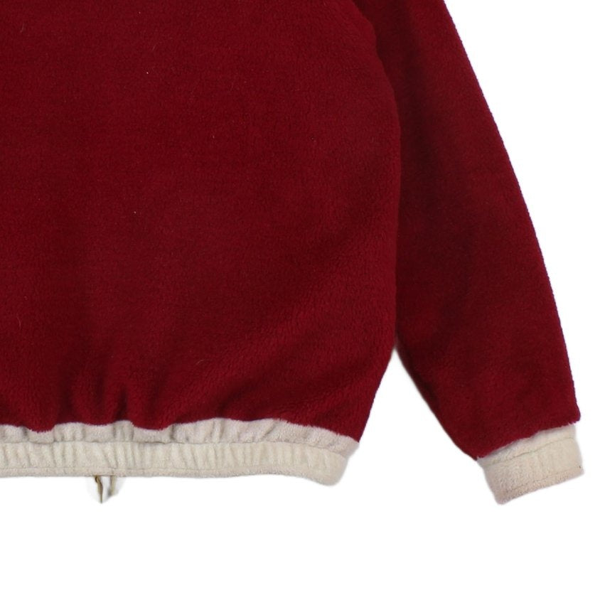 Mens Sherpa Fleece Jacket Full Zip Patterned