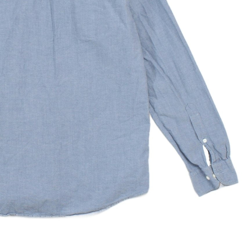 Mens Oxford Shirt Long Sleeve Button Up Cotton